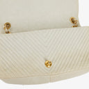 Chanel Chevron Leather Small Classic Flap Bag