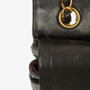 Chanel Vintage Classic Double Flap Bag in Quilted Black Lambskin with 24K Gold-Plated Hardware