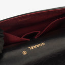Chanel Medium Double Flap Bag Black Quilted Lambskin With 24K Gold-Plated Hardware And Mademoiselle Chain