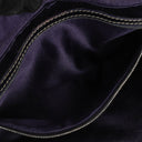 Fendi FF Navy Zucchino Boston Bag