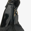 Gucci Black Patent Leather Braided Handle Ring Hobo Bag