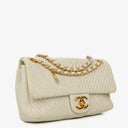 Chanel Chevron Leather Small Classic Flap Bag