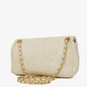 Chanel Chevron Leather Small Classic Flap Bag