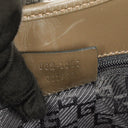 Gucci Jackie Bardot Vintage Olive Green Patent Leather Handbag