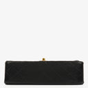 Chanel Vintage Classic Double Flap Bag in Quilted Black Lambskin with 24K Gold-Plated Hardware
