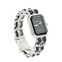 Chanel Stainless Steel Lambskin 20mm Chain Premiere S Quartz Watch