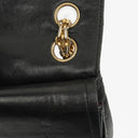 Chanel Medium Double Flap Bag Black Quilted Lambskin With 24K Gold-Plated Hardware And Mademoiselle Chain