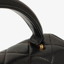 Chanel Kelly Top Handle Black Quilted Lambskin Bag