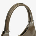 Gucci Jackie Bardot Vintage Olive Green Patent Leather Handbag