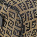 Fendi FF Navy Zucchino Boston Bag
