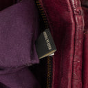 Miu Miu Matelasse Lux Amaranto Leather Tote Bag