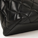 Chanel Kelly Top Handle Black Quilted Lambskin Bag