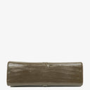 Gucci Jackie Bardot Vintage Olive Green Patent Leather Handbag