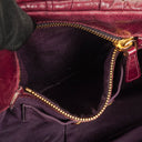 Miu Miu Matelasse Lux Amaranto Leather Tote Bag