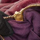 Miu Miu Matelasse Lux Amaranto Leather Tote Bag