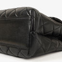 Chanel Kelly Top Handle Black Quilted Lambskin Bag