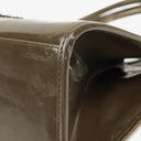 Gucci Jackie Bardot Vintage Olive Green Patent Leather Handbag