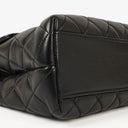 Chanel Kelly Top Handle Black Quilted Lambskin Bag