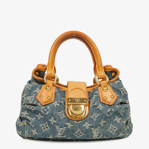 Louis Vuitton Pleaty Monogram Denim Bag