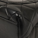 Chanel Kelly Top Handle Black Quilted Lambskin Bag