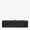 Chanel Medium Double Flap Bag Black Quilted Lambskin With 24K Gold-Plated Hardware And Mademoiselle Chain