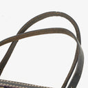 Fendi FF Navy Zucchino Boston Bag