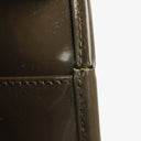 Gucci Jackie Bardot Vintage Olive Green Patent Leather Handbag
