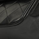 Chanel Medium Double Flap Bag Black Quilted Lambskin With 24K Gold-Plated Hardware And Mademoiselle Chain