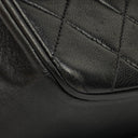 Chanel Medium Double Flap Bag Black Quilted Lambskin With 24K Gold-Plated Hardware And Mademoiselle Chain