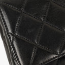 Chanel Kelly Top Handle Black Quilted Lambskin Bag