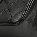 Chanel Medium Double Flap Bag Black Quilted Lambskin With 24K Gold-Plated Hardware And Mademoiselle Chain