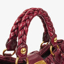 Miu Miu Matelasse Lux Amaranto Leather Tote Bag