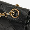 Chanel Medium Double Flap Bag Black Quilted Lambskin With 24K Gold-Plated Hardware And Mademoiselle Chain