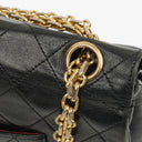 Chanel Medium Double Flap Bag Black Quilted Lambskin With 24K Gold-Plated Hardware And Mademoiselle Chain