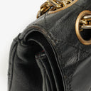Chanel Medium Double Flap Bag Black Quilted Lambskin With 24K Gold-Plated Hardware And Mademoiselle Chain