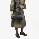 Sac Hobo Miu Miu Coffer Matelassé en cuir noir