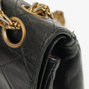 Chanel Medium Double Flap Bag Black Quilted Lambskin With 24K Gold-Plated Hardware And Mademoiselle Chain