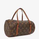 Louis Vuitton Papillon 25 Vintage Monogram Canvas Handbag