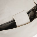 Chanel Crinkled Patent Modern White Plastic Chain Flap Bag