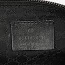 Gucci Black/Grey Baguette Pochette Boat Bag