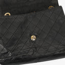 Chanel Classic Single Flap Bag Black Quilted Lambskin With 24K Gold-Plated Hardware