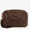 Chanel Camera Tassel Brown Leather Crossbody Bag