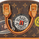Louis Vuitton Alma BB Limited Edition Monogram Canvas World Tour Handbag