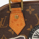Louis Vuitton Alma BB Limited Edition Monogram Canvas World Tour Handbag