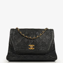 Chanel Classic Single Flap Bag Black Quilted Lambskin With 24K Gold-Plated Hardware