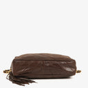 Chanel Camera Tassel Brown Leather Crossbody Bag