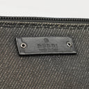 Gucci Black/Grey Baguette Pochette Boat Bag