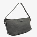 Gucci Black/Grey Baguette Pochette Boat Bag
