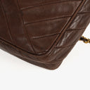 Chanel Camera Tassel Brown Leather Crossbody Bag