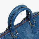 Louis Vuitton Speedy 25 Blue EPI Leather Handbag
